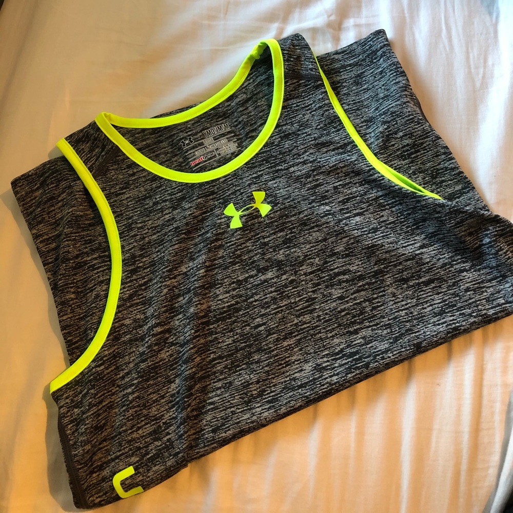 Under Armor Neon Workout Shirt